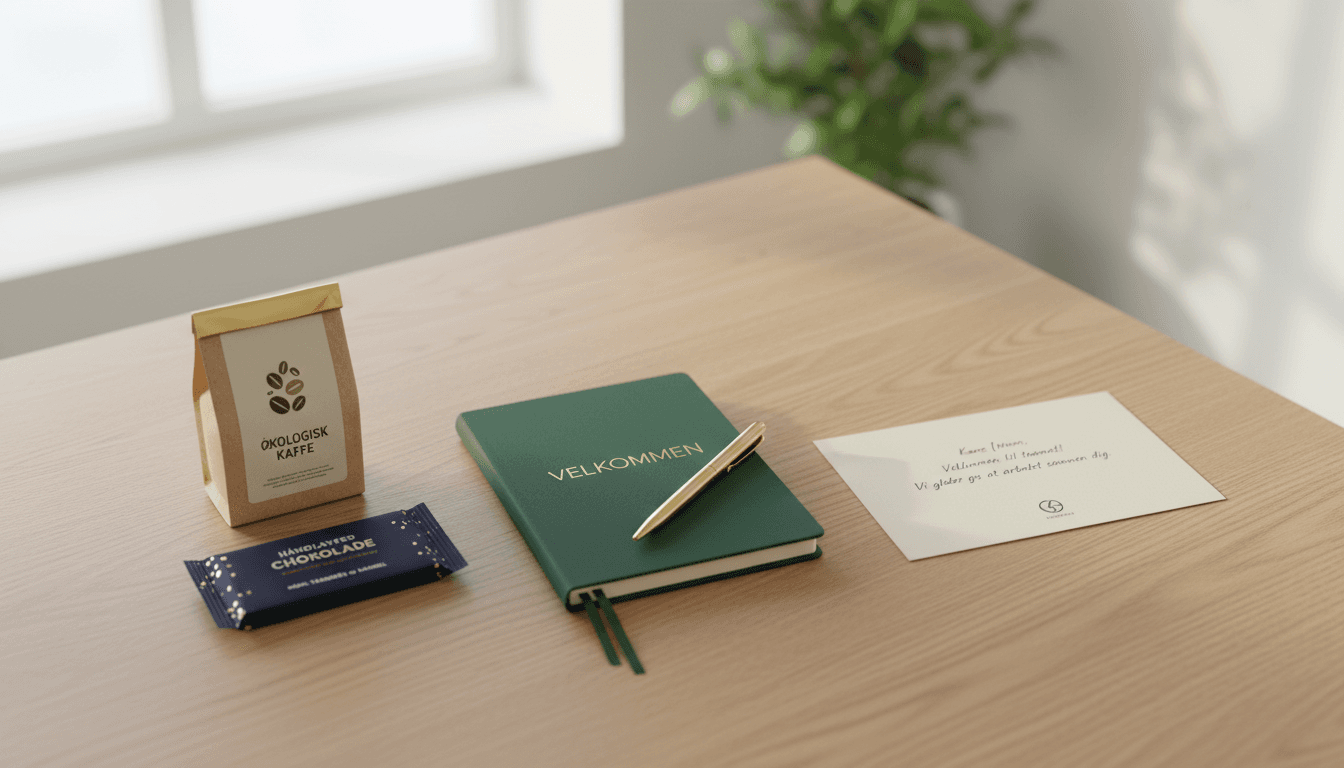 Velkomstpakke til nye medarbejdere